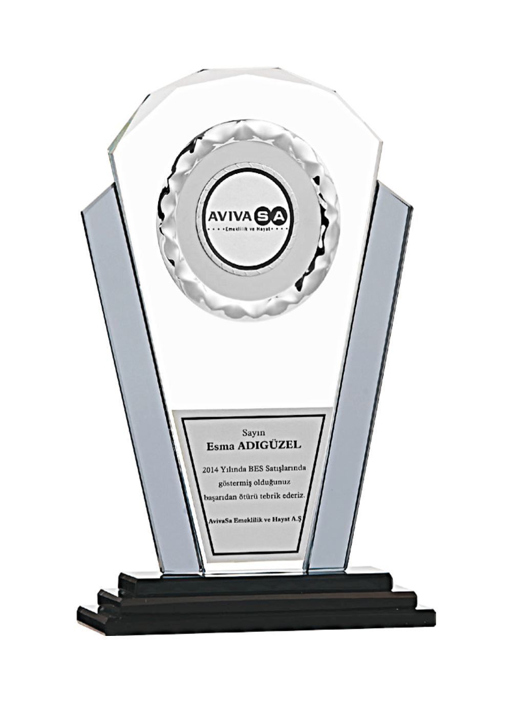 Kristal Plaket T112