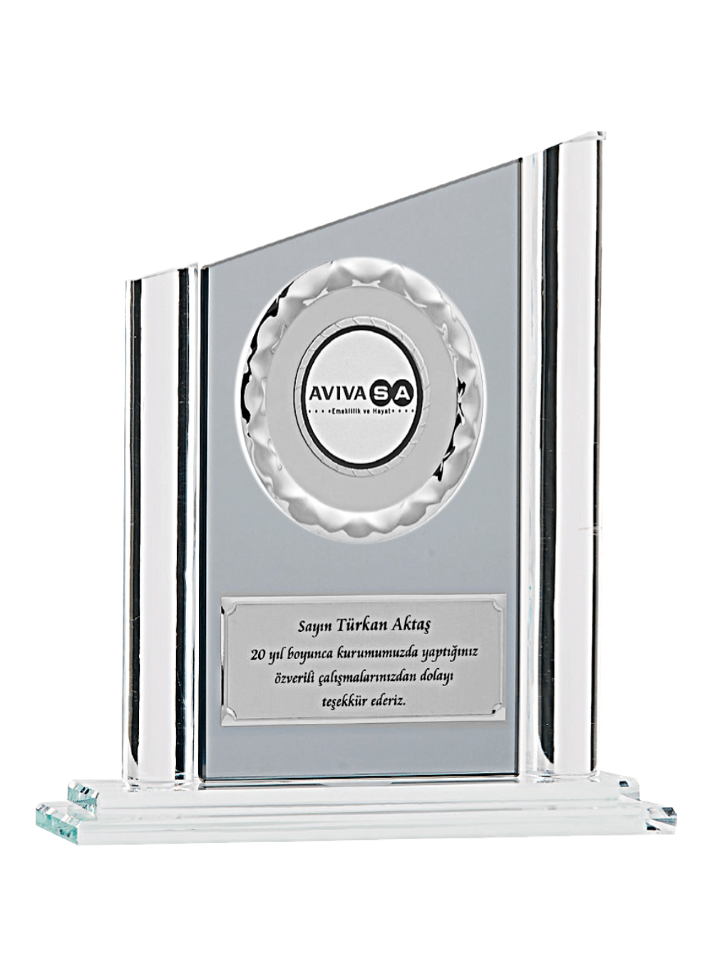 Kristal Plaket T136