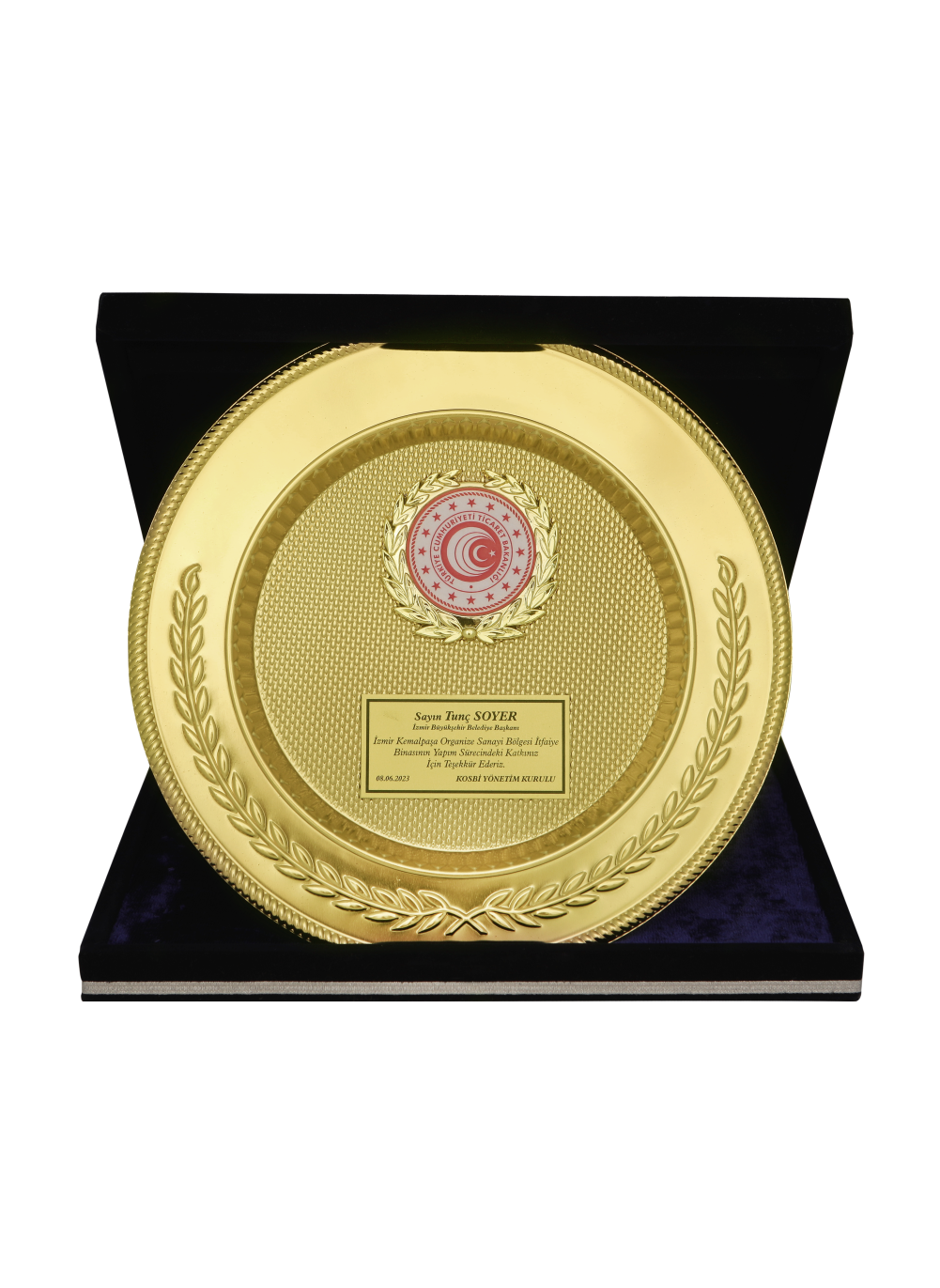 Gümüş Tabaklı Plaket T2