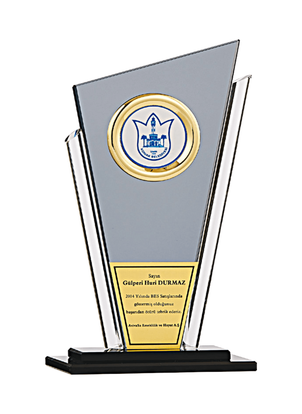 Kristal Plaket T86