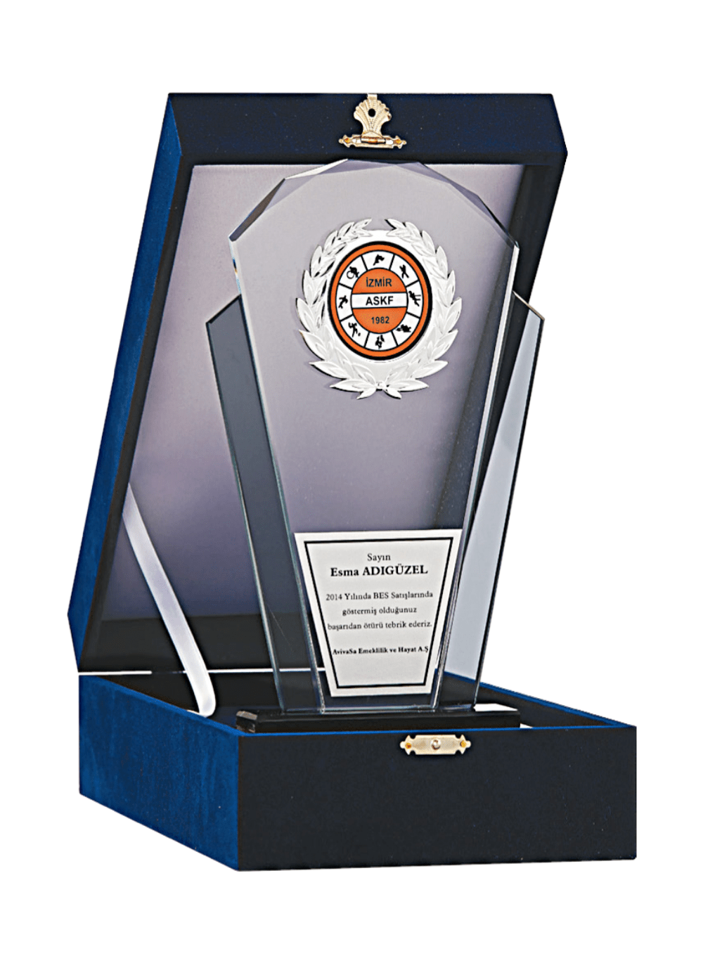 Kristal Plaket T107