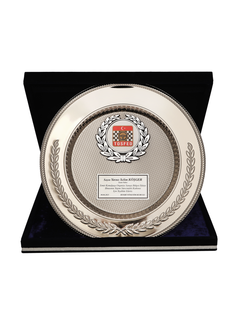 Gümüş Tabaklı Plaket T1