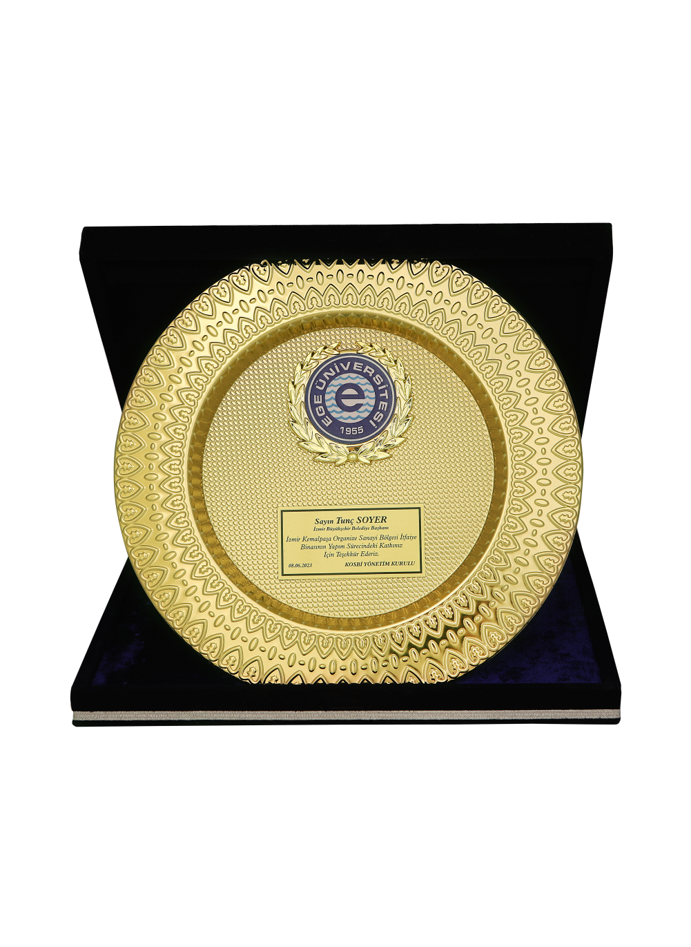 Gümüş Tabaklı Plaket T4