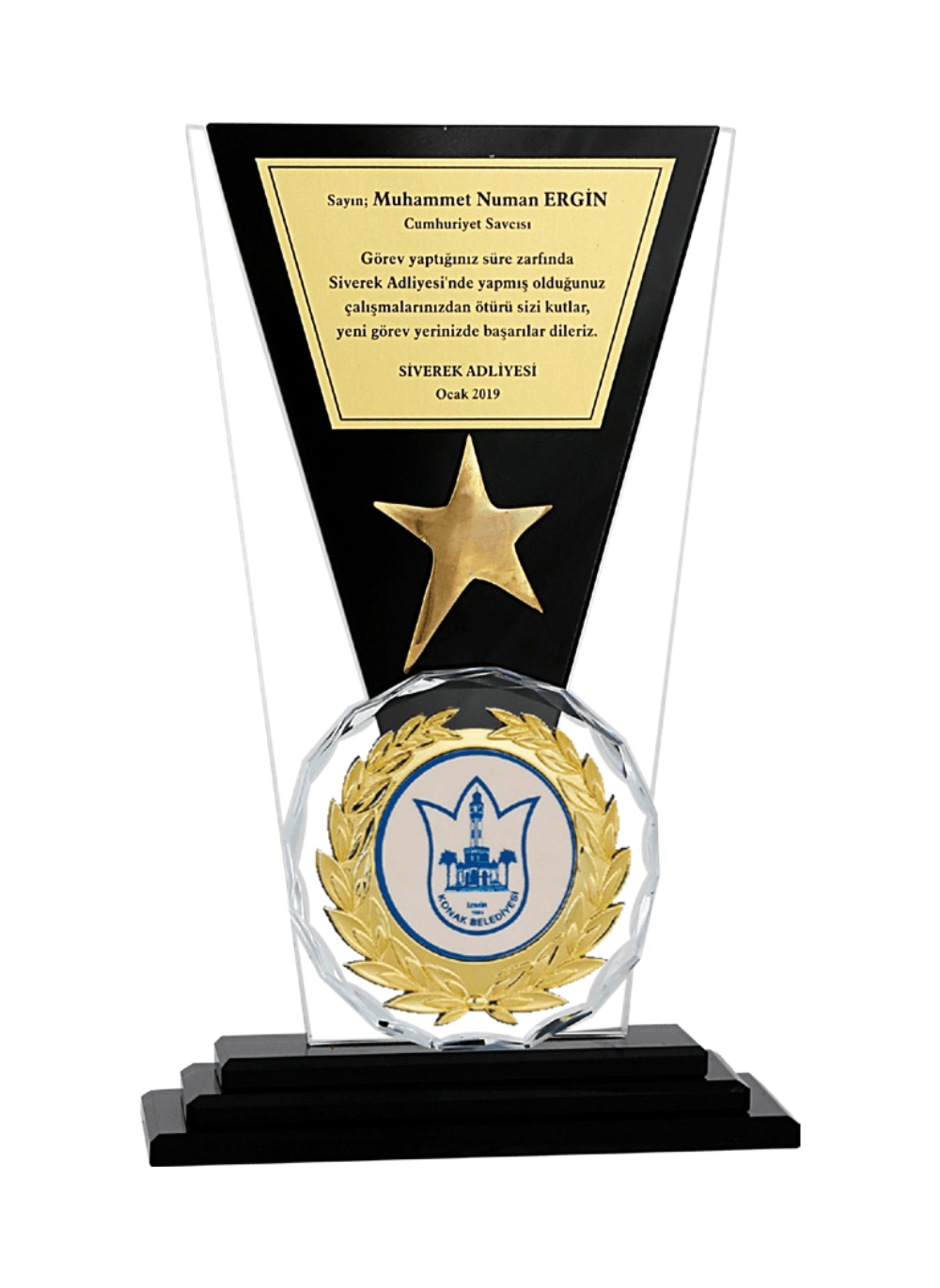 Kristal Plaket T164