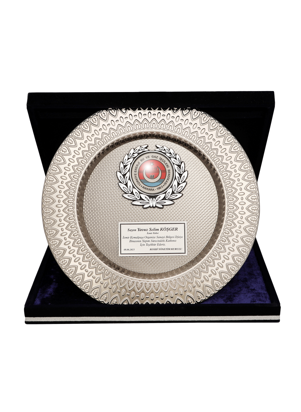 Gümüş Tabaklı Plaket T3